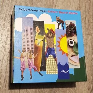 Children Soberscove Press Artist Board Set of 5 Children's Books with Slipcover
